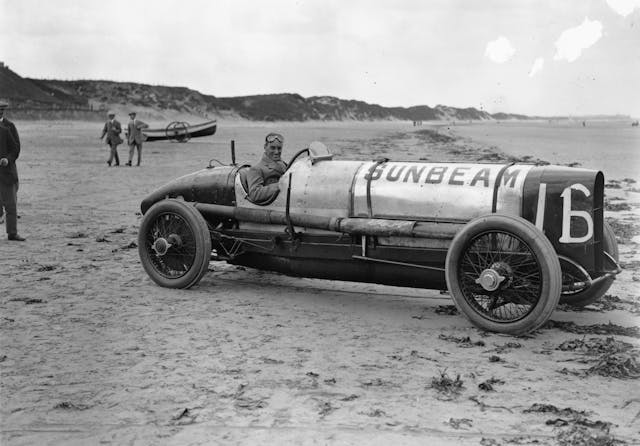 Captain Malcolm Campbell Sunbeam racing car