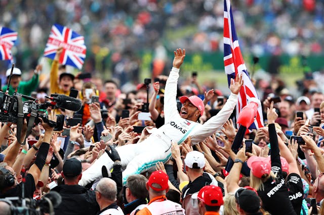 F1 Grand Prix of Great Britain Lewis Hamilton Wins