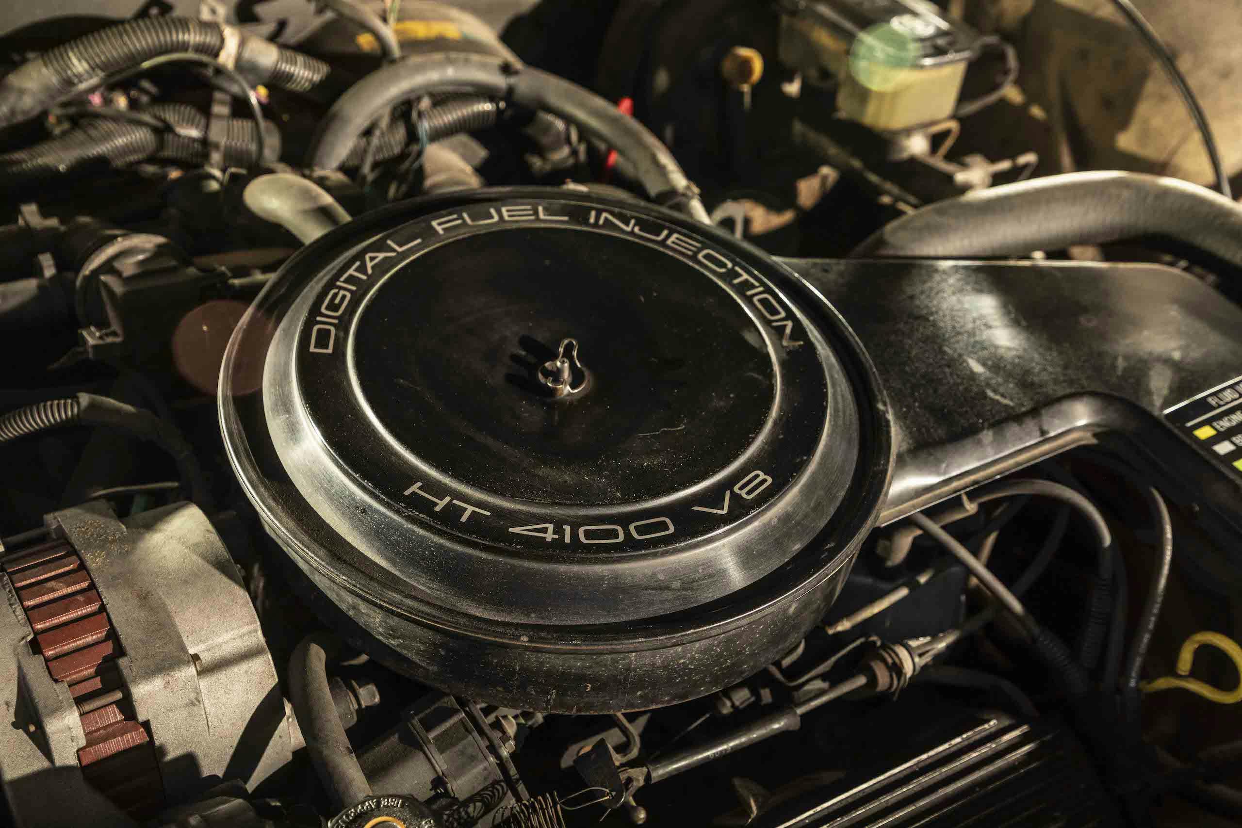 1986 Cadillac Coupe DeVille engine close