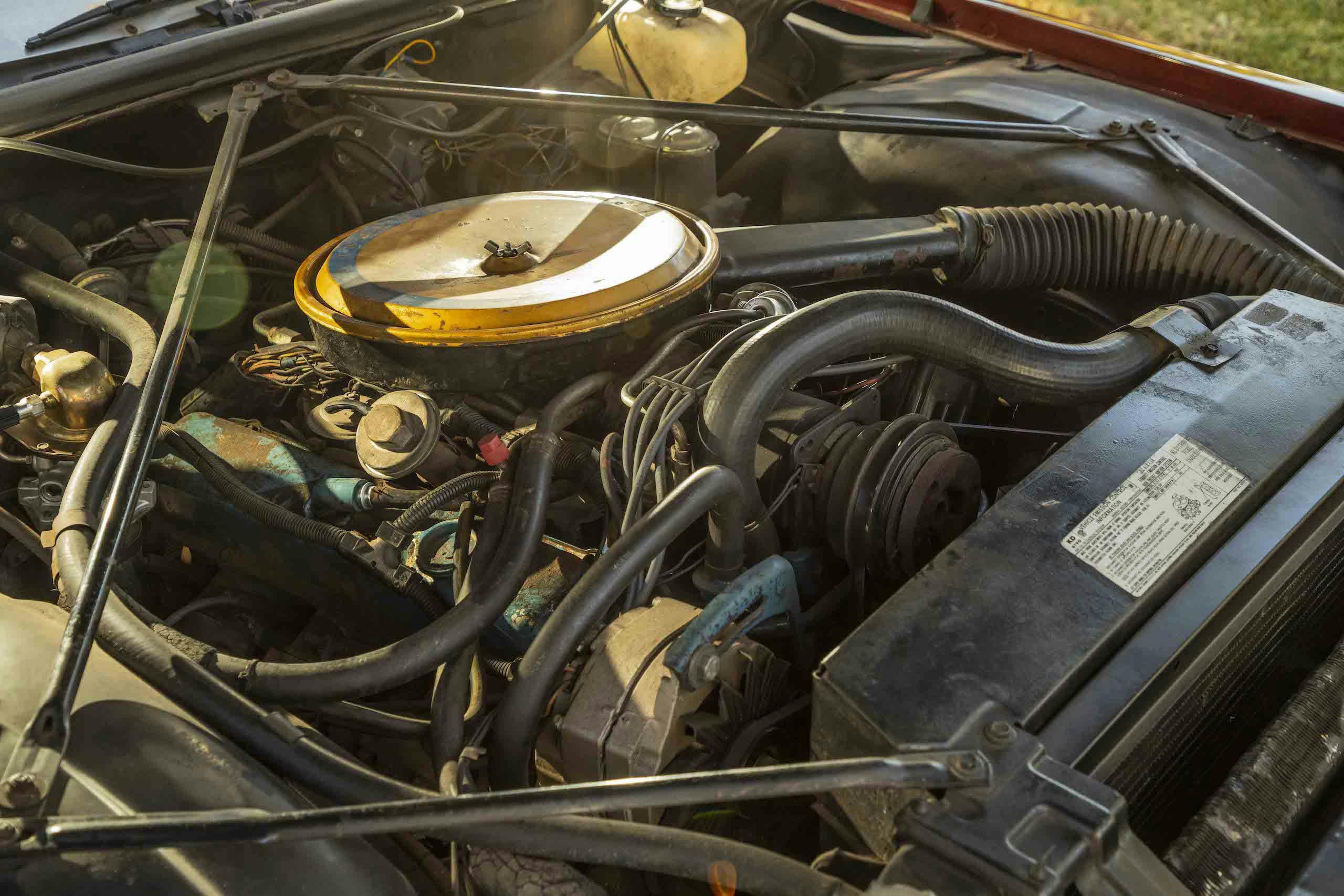 1976 Cadillac Coupe DeVille engine
