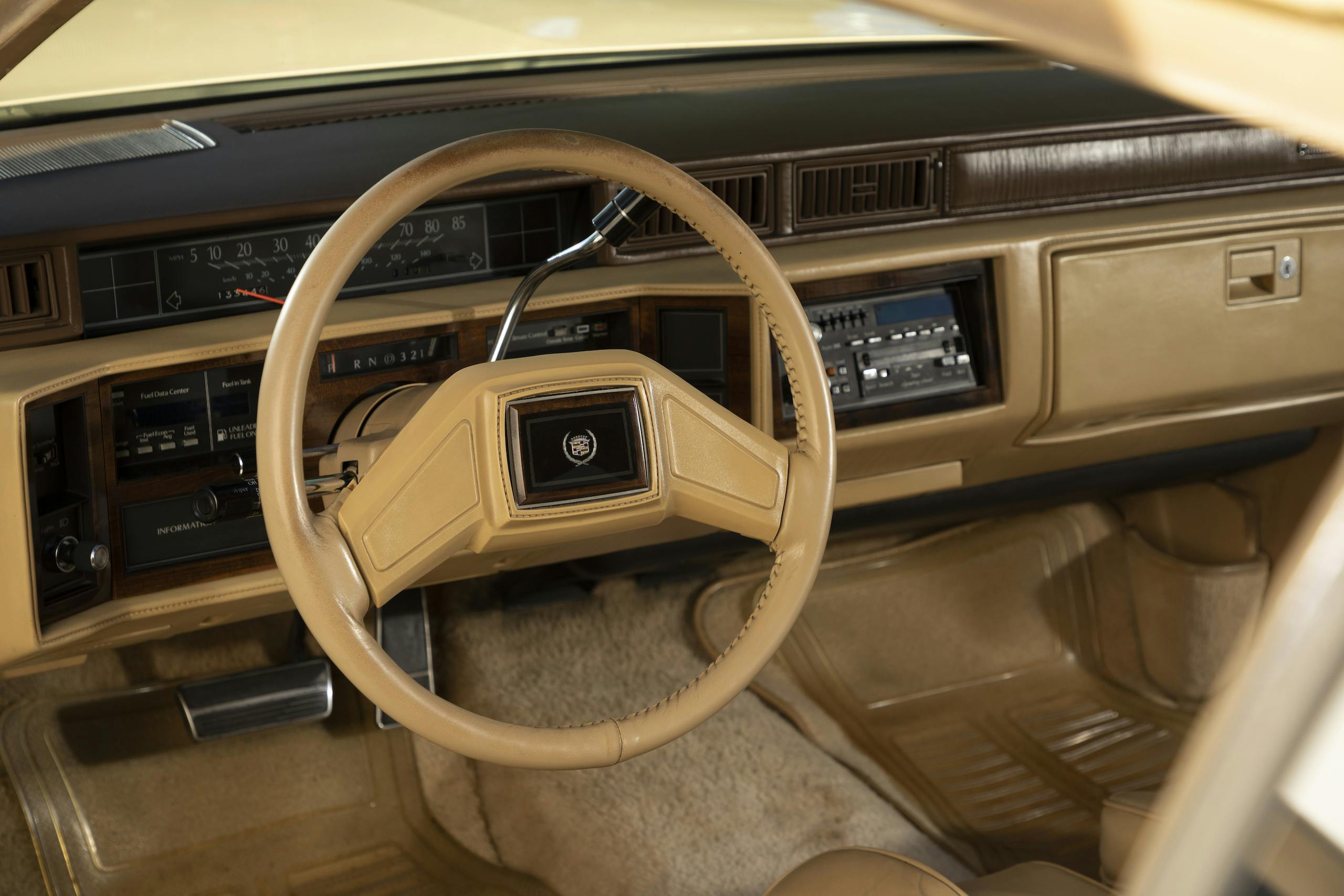 1986 Cadillac Coupe DeVille interior