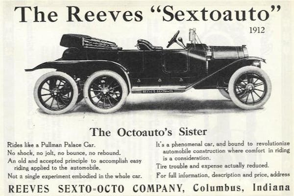 1912 Reeves Sextoauto ad