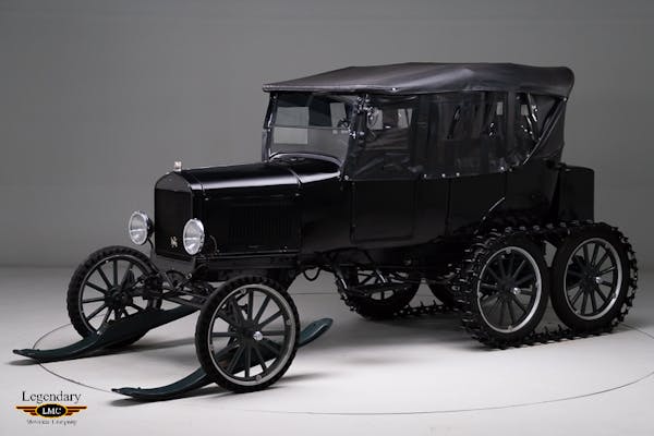 1926 Ford Model T Snowmobile front three-quarter
