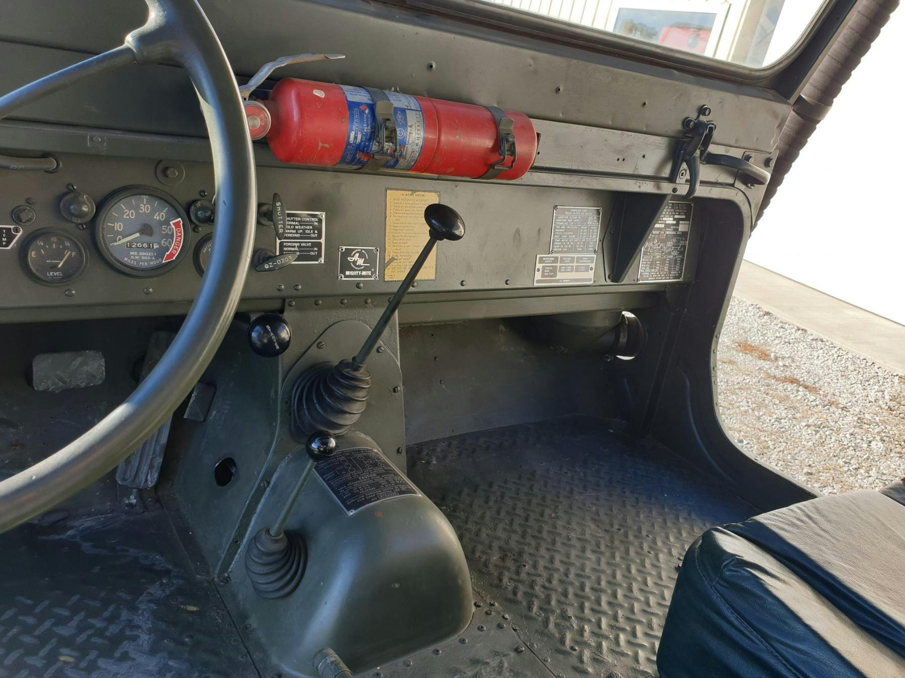 AMC M442A1 Mighty Mite interior front