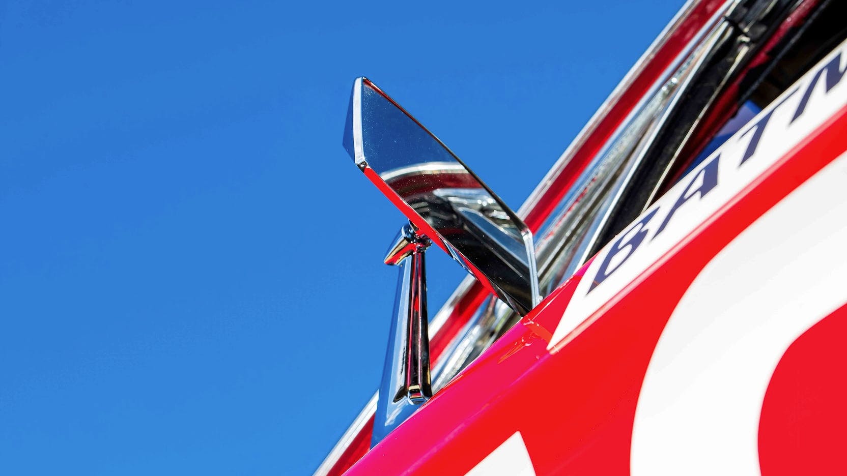 1967 Ford Mustang Holman-Moody Racer side view mirror