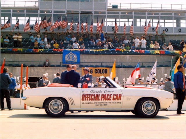1969 Indy 500 Camaro RS/SS pace car built by Chevrolet