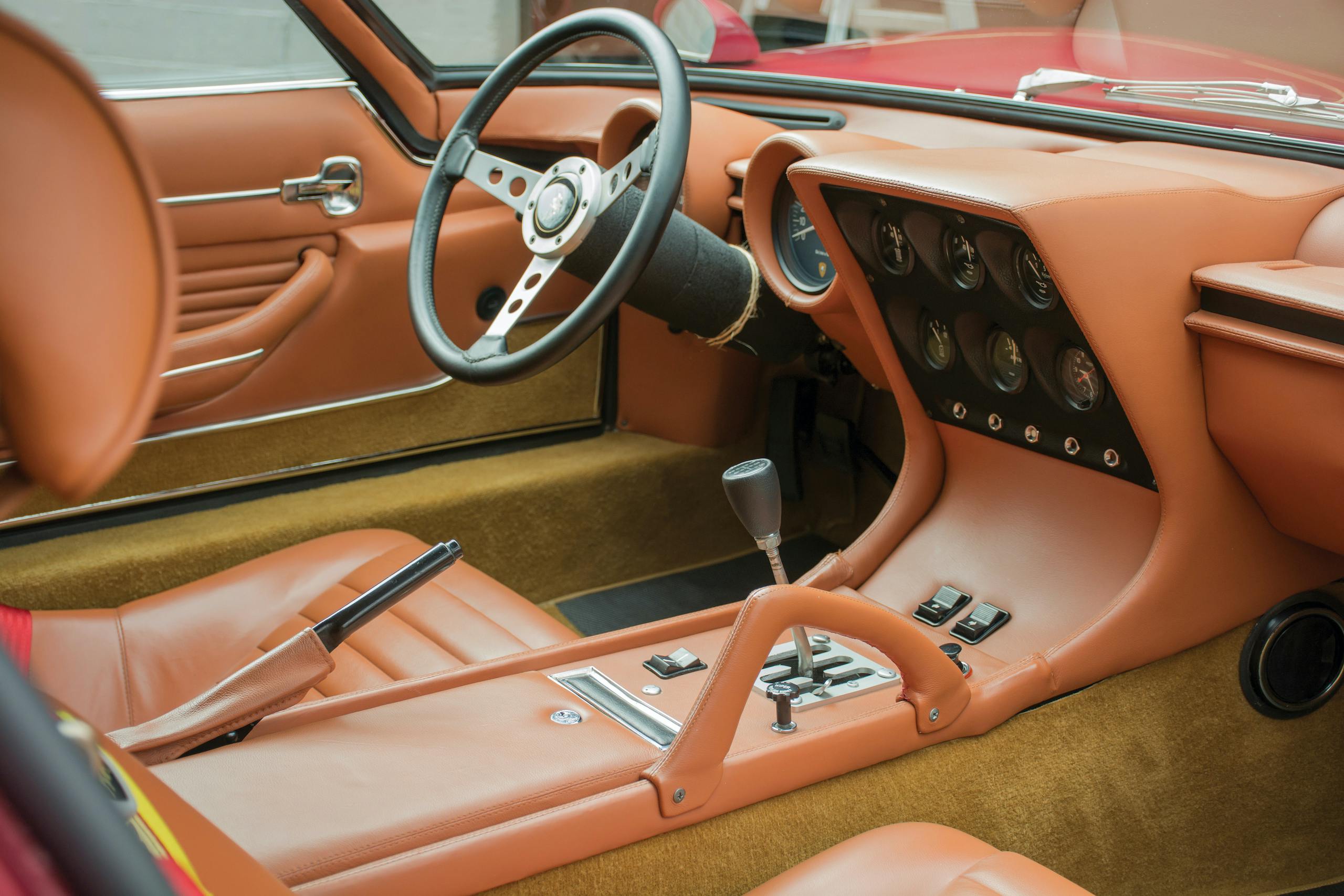 1971 Lamborghini Miura SVJ by Bertone interior