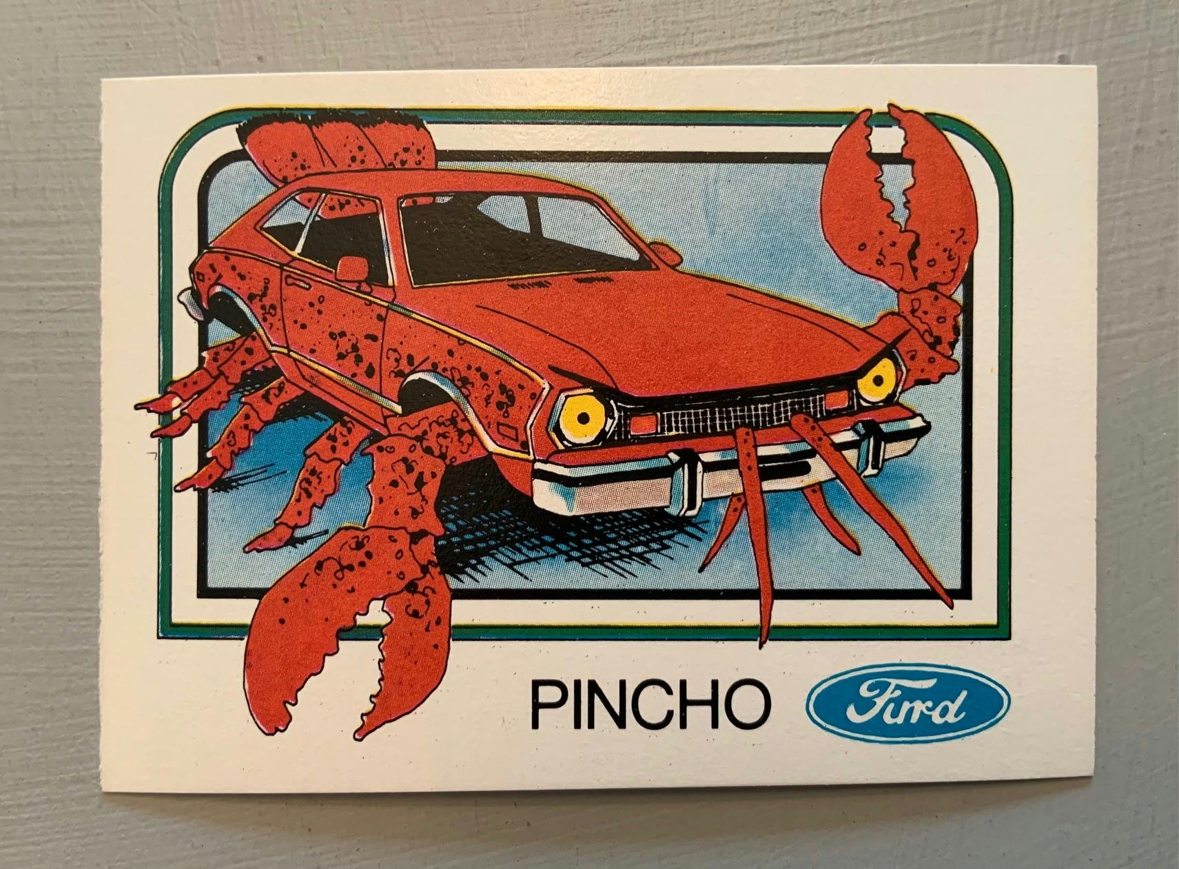 1976 Wonder Bread Krazy Cars - Pincho