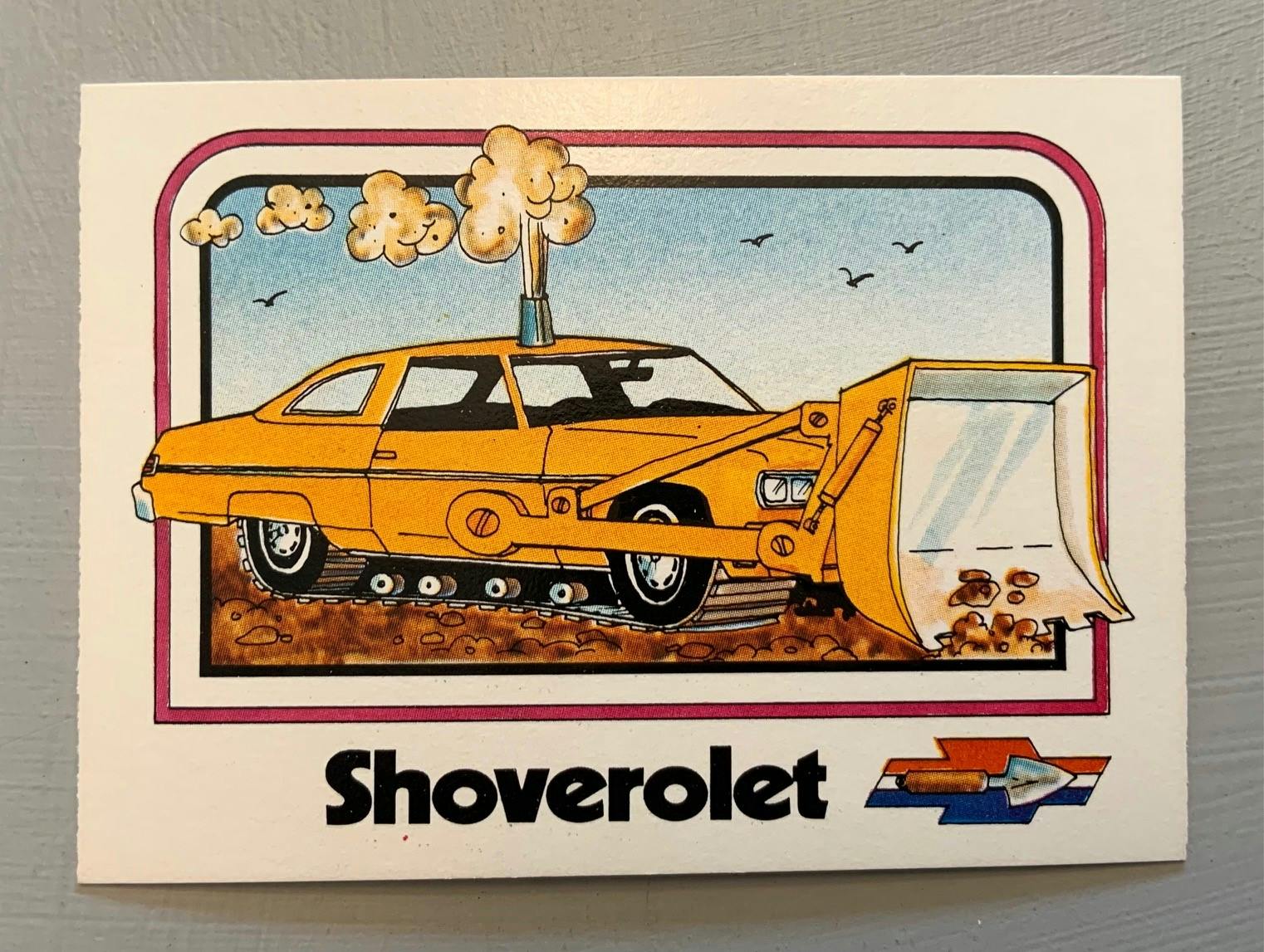 1976 Wonder Bread Krazy Cars - Shoverolet