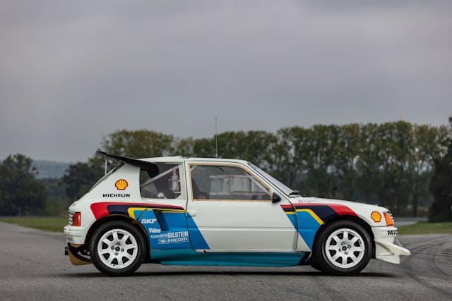 1985 Peugeot 205 Turbo 16 Evolution 2 side profile