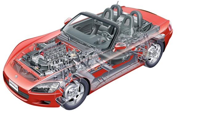 2000 S2000 Roadster Cutaway