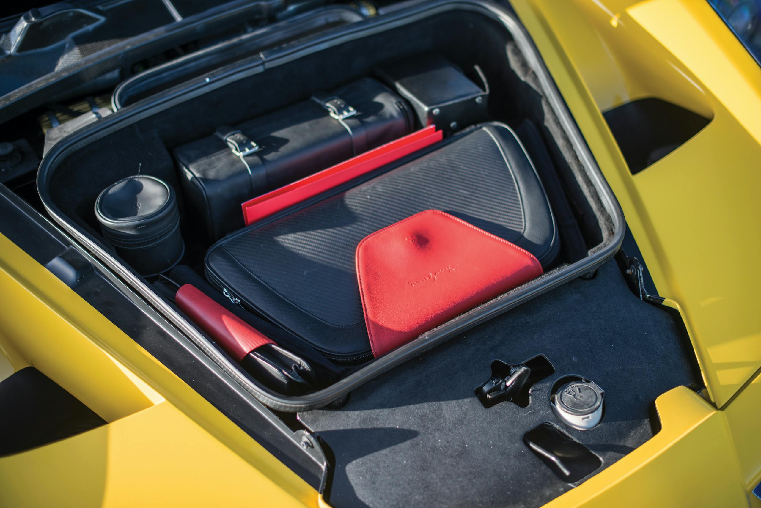 2002 Ferrari Enzo front trunk accessories