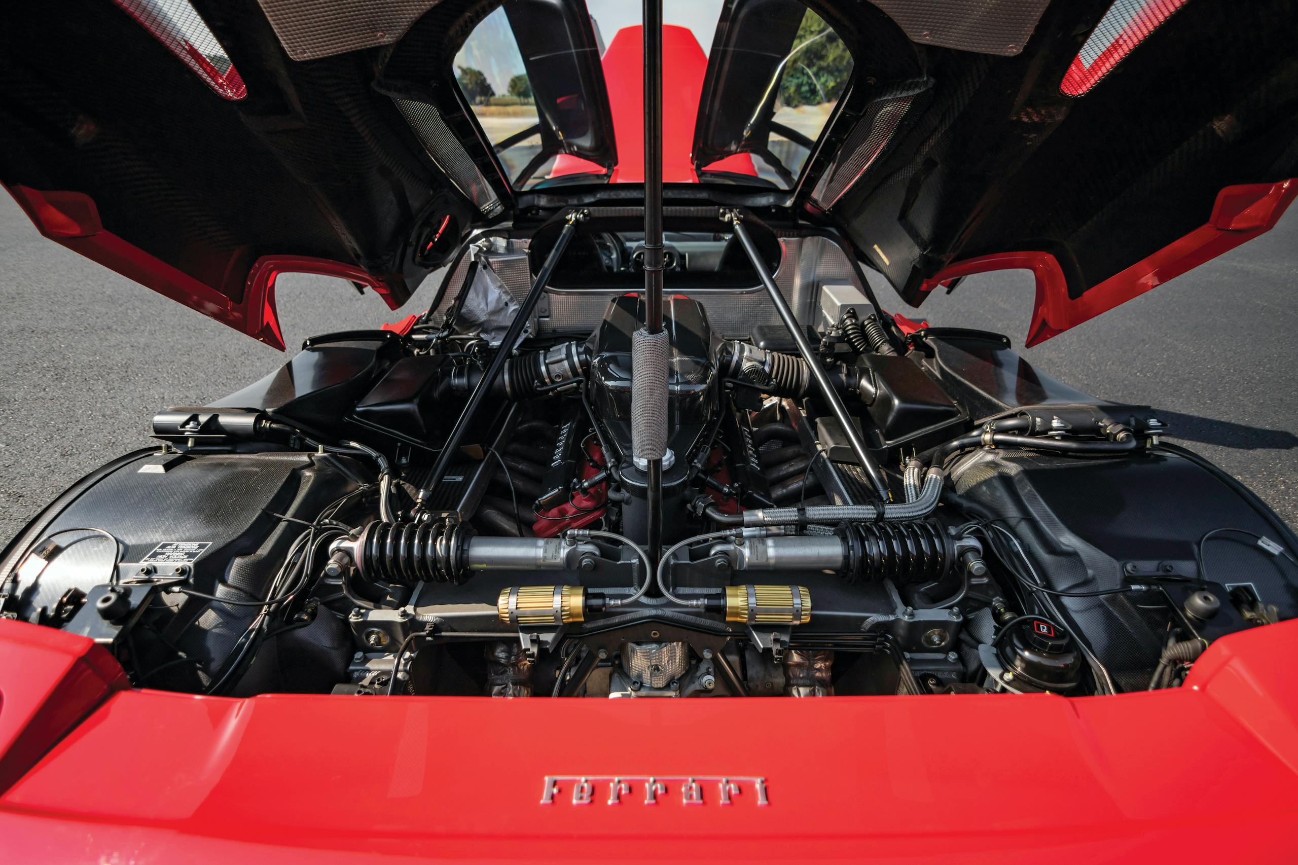 2003 Ferrari Enzo engine bay