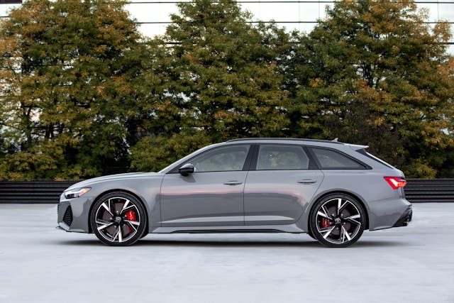 RS 6 Avant Nardo Gray side profile