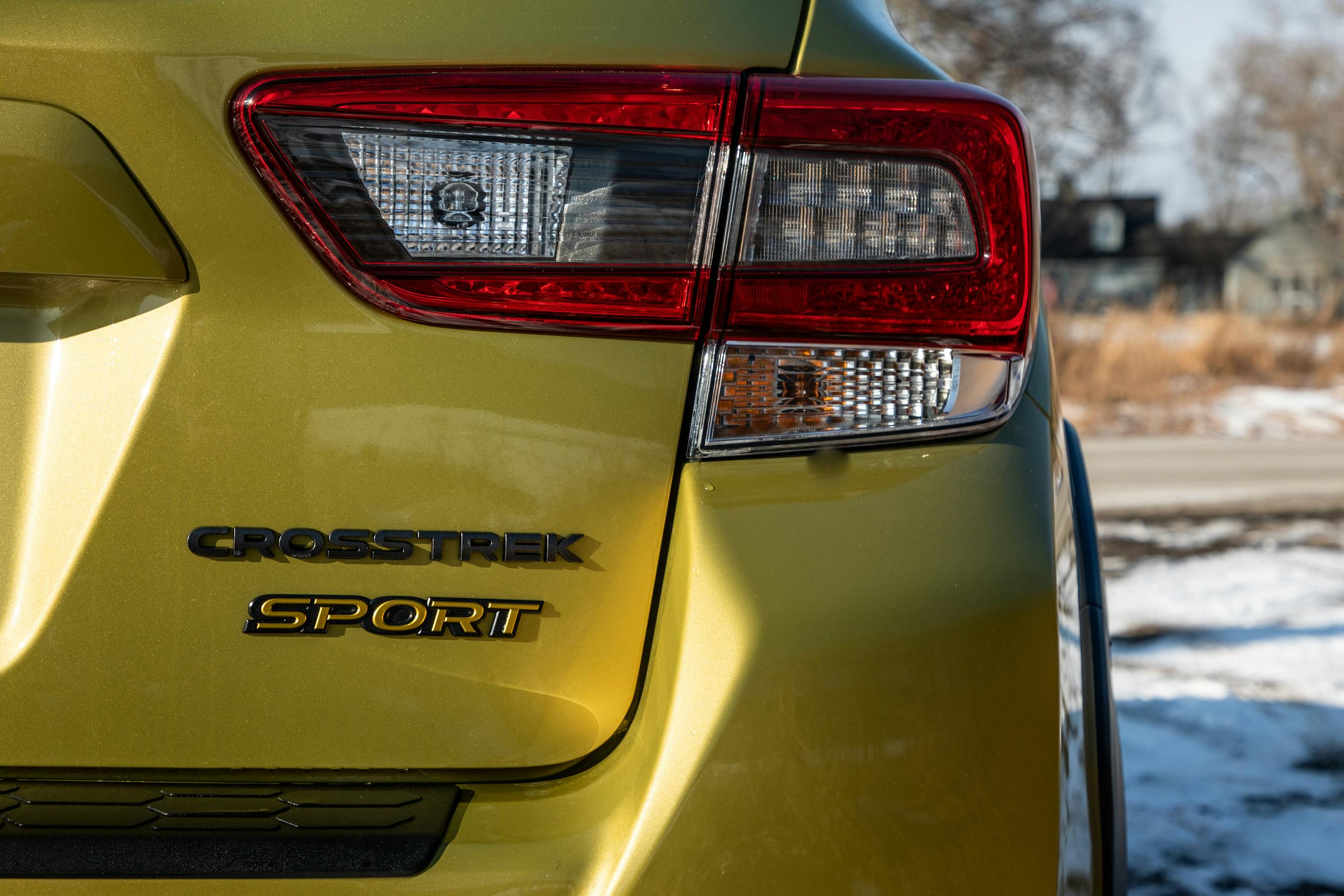 Subaru Crosstrek Sport rear badge