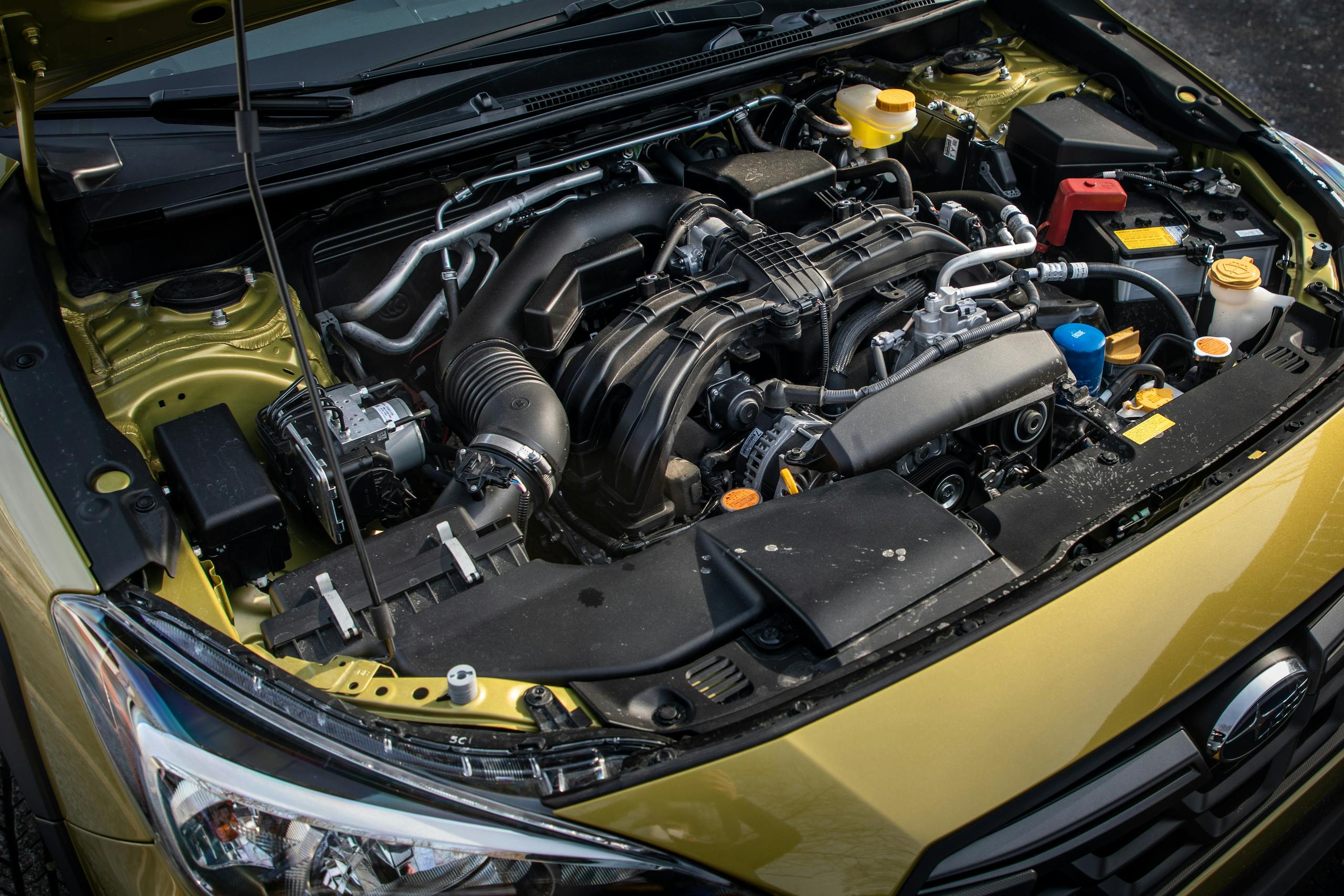 Subaru Crosstrek Sport engine bay angle