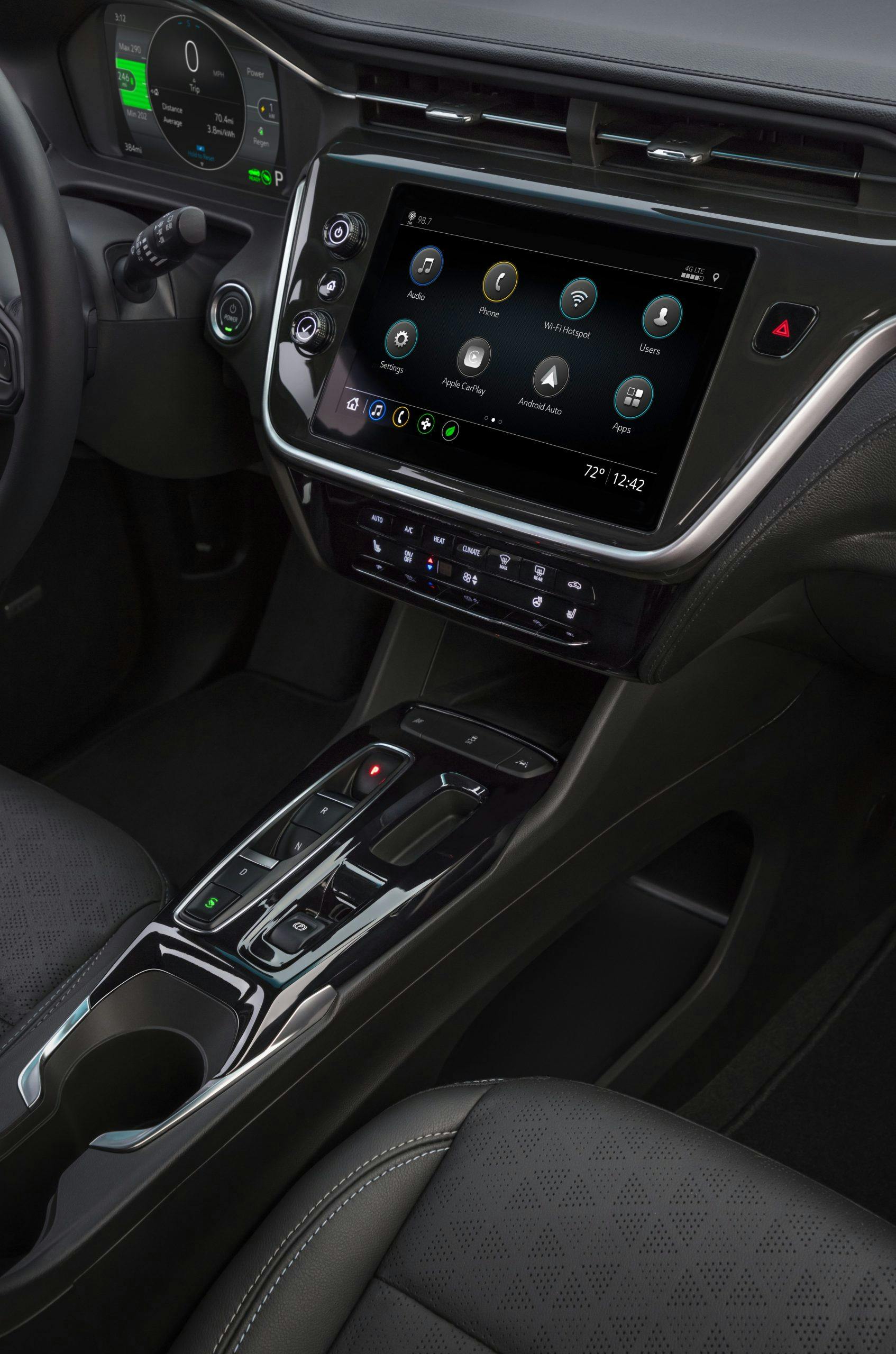 2022 Chevrolet Bolt EV center console interior screen