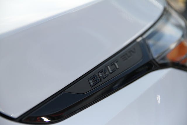 2022 Bolt EUV headlight logo detail