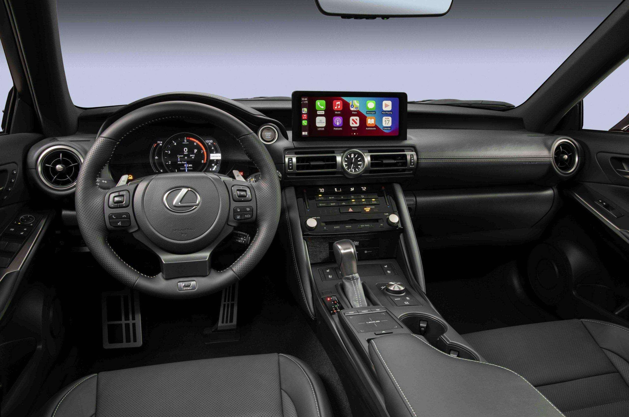 2022 Lexus IS 500 F Sport interior