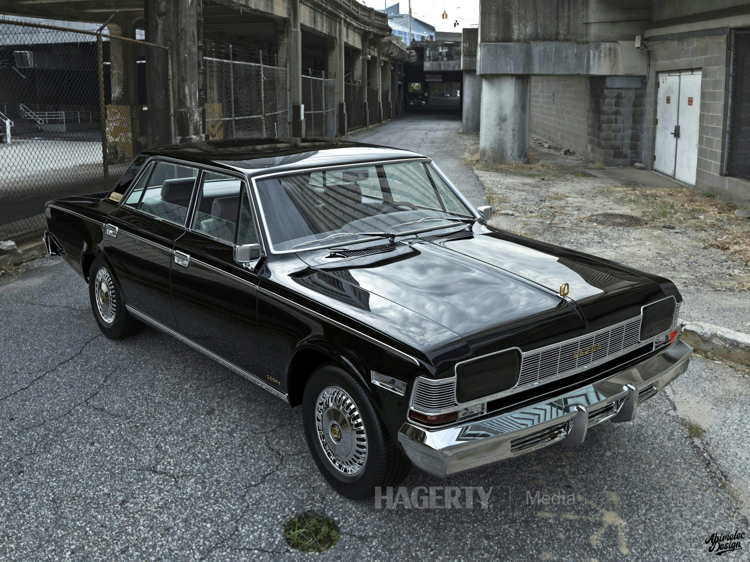 What If 1973 Lexus LS400 black