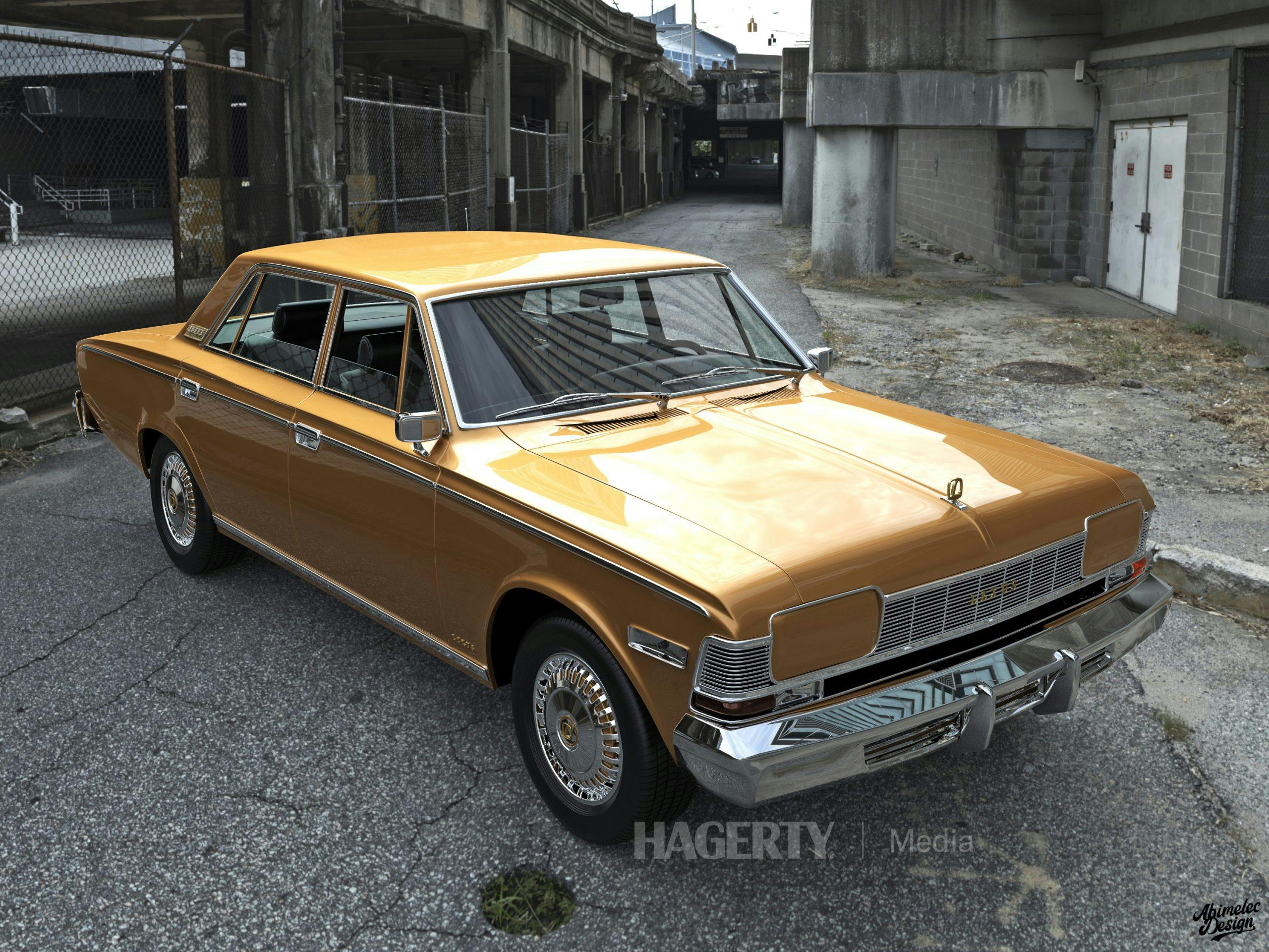 What If 1973 Lexus LS400 yellow
