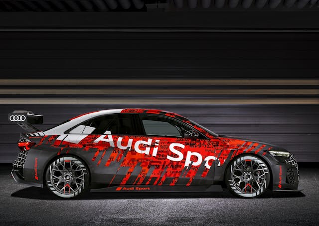 Audi RS 3 LMS TCR side profile