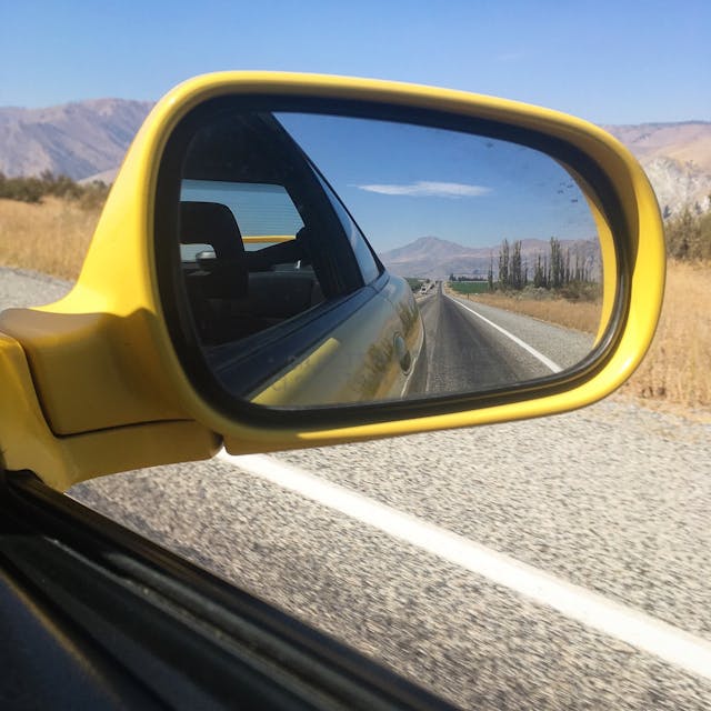 Acura Integra Type R side mirror view