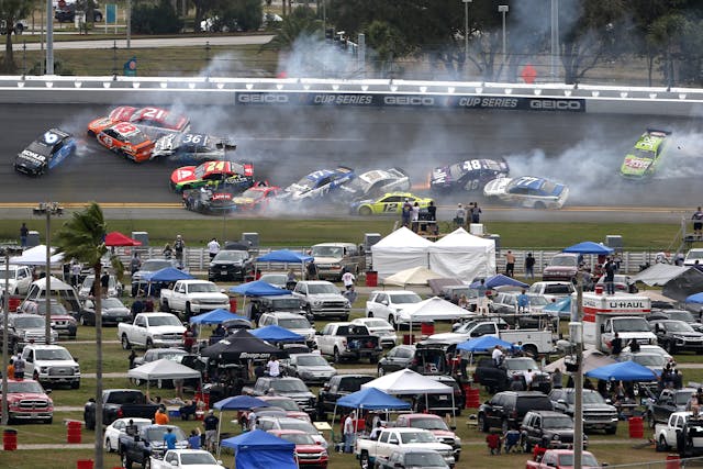 Daytona 500 crash NASCAR