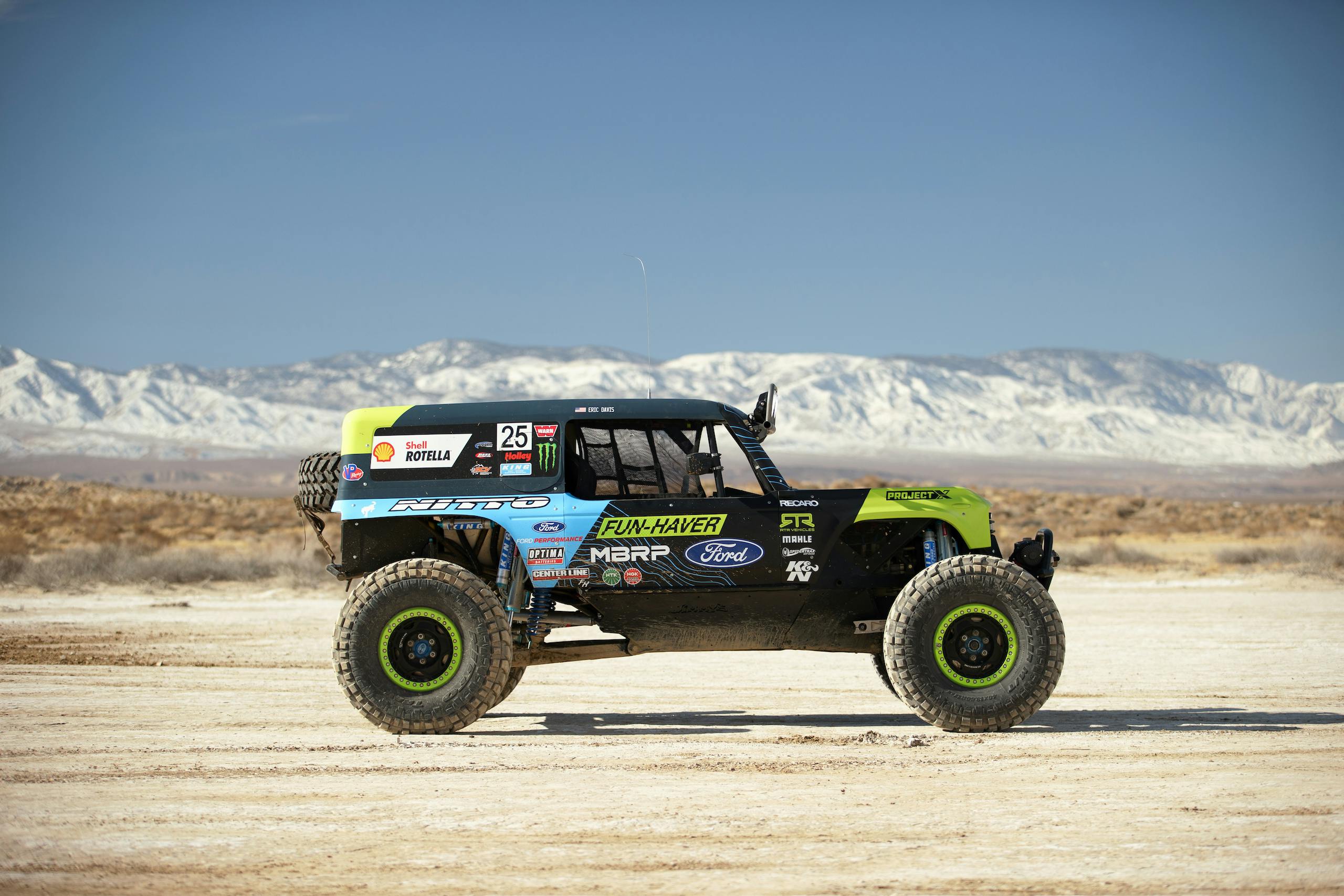 Ford Bronco Off-Road King of Hammers side profile