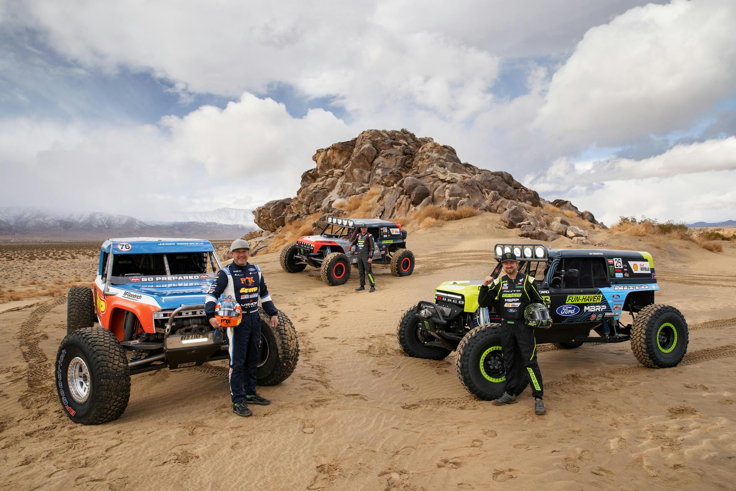 Ford Bronco Off-Road King of Hammers drivers group