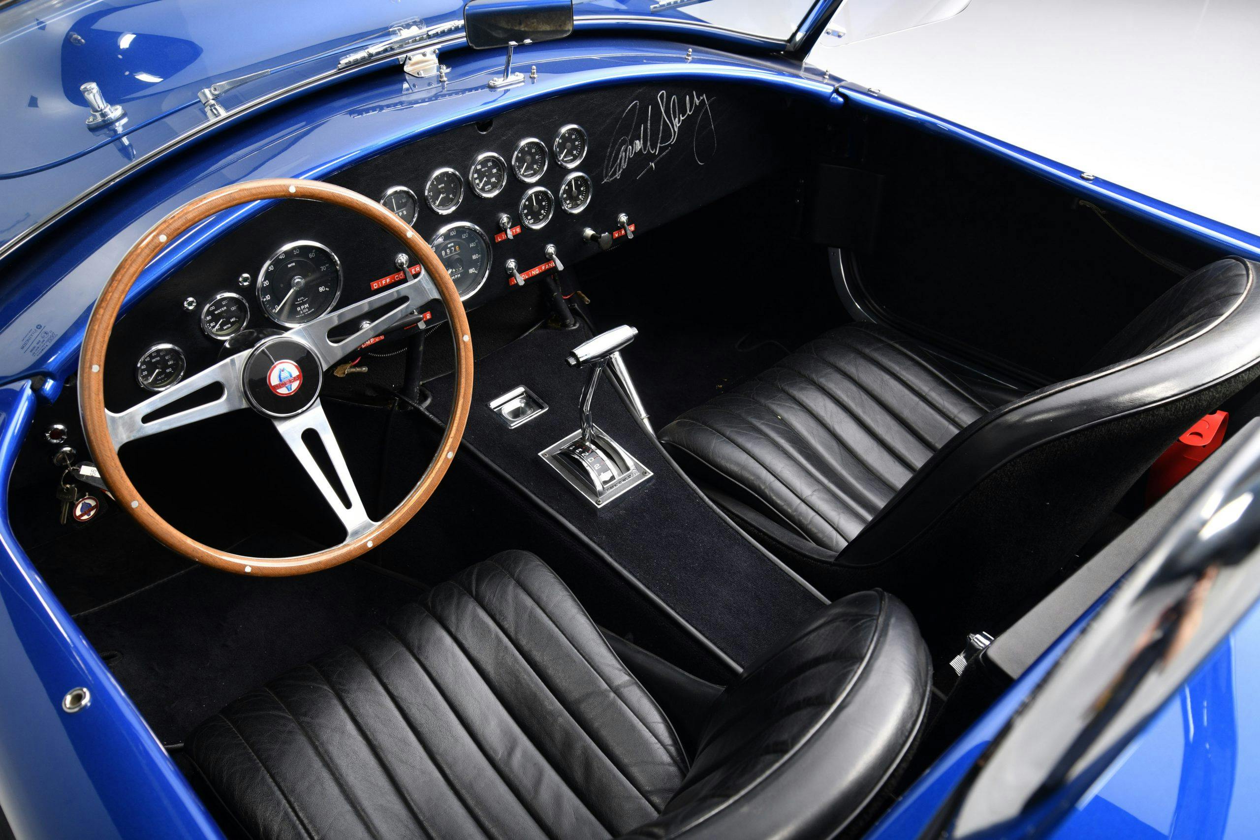 CSX 3015 Shelby Cobra interior