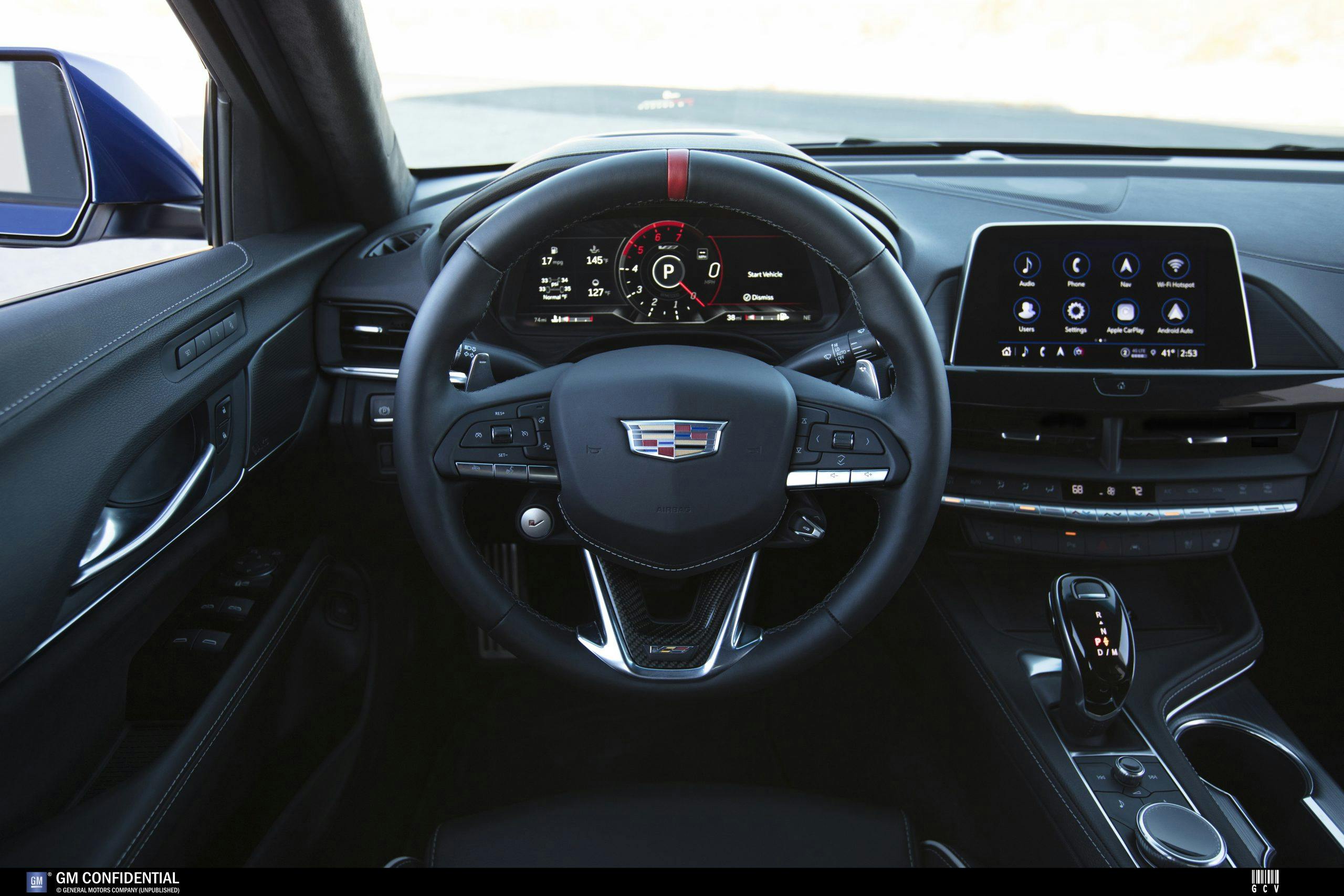 2022 Cadillac CT4-V Blackwing interior