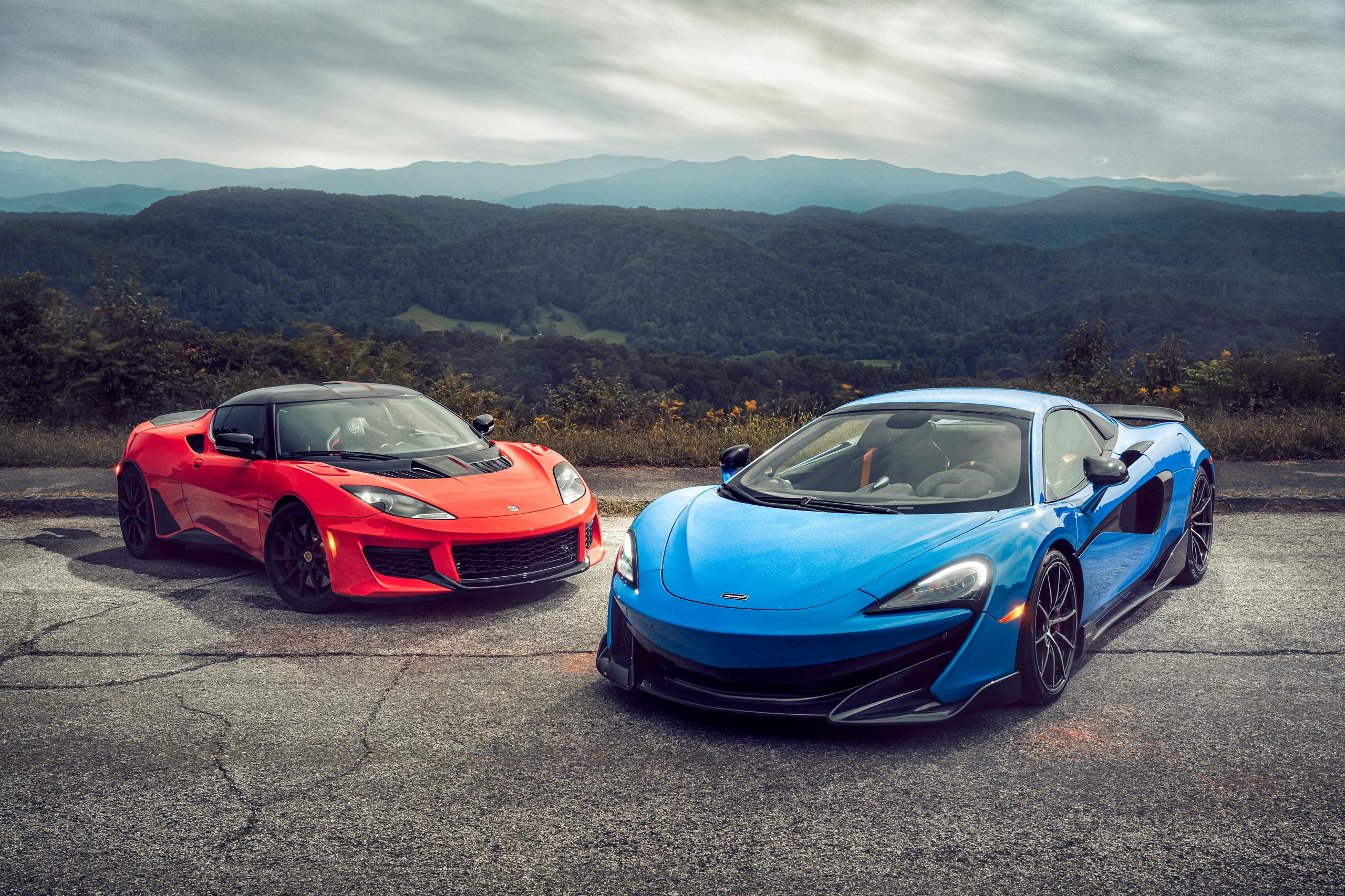 Lotus Evora GT and McLaren 675LT