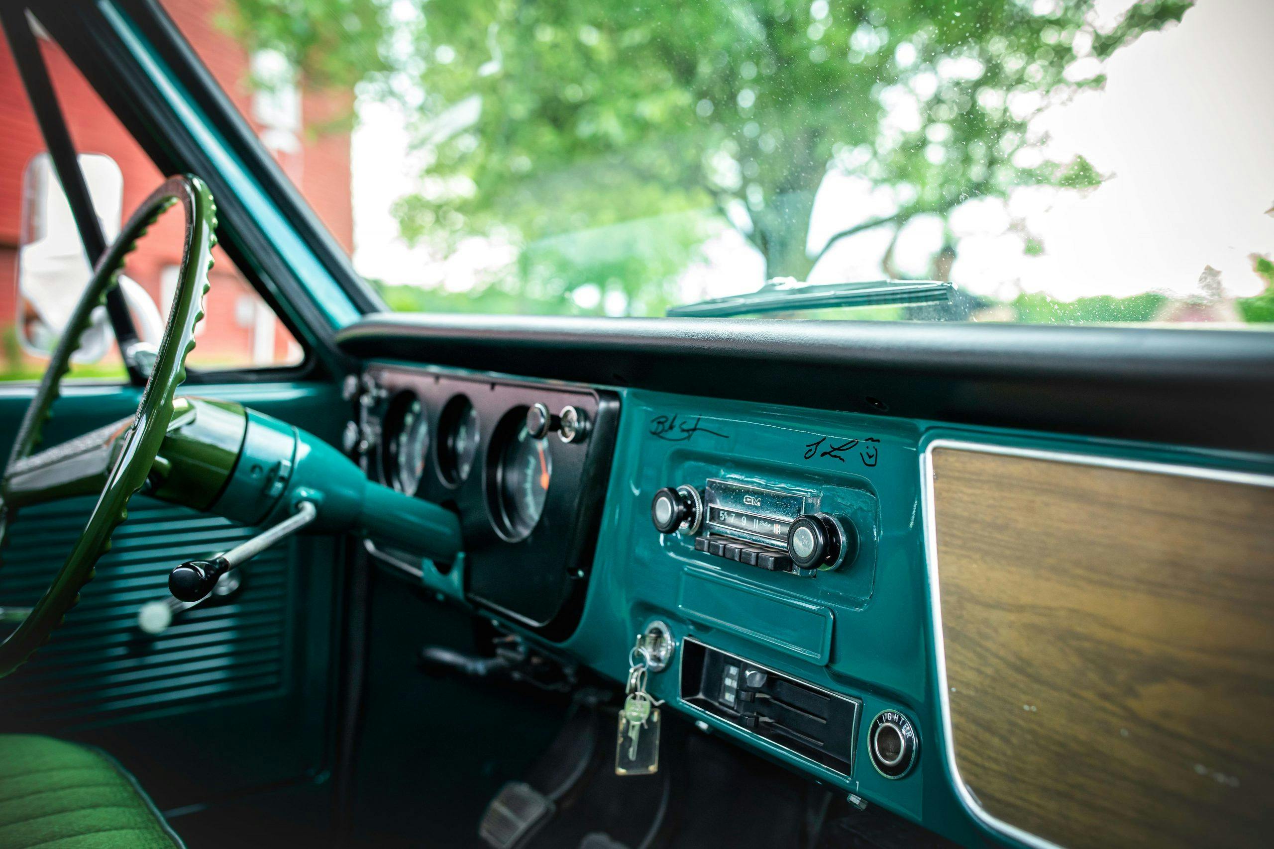 Elvis Presley Owned 1967 GMC Pickup interior dash