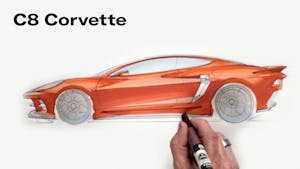 Chip Foose tackles the C8 Corvette | Chip Foose Draws a Car – Ep. 23
