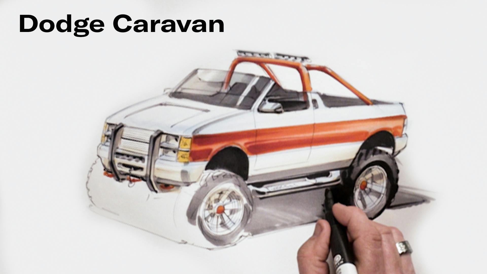 Chip Foose Draws a Dodge Caravan