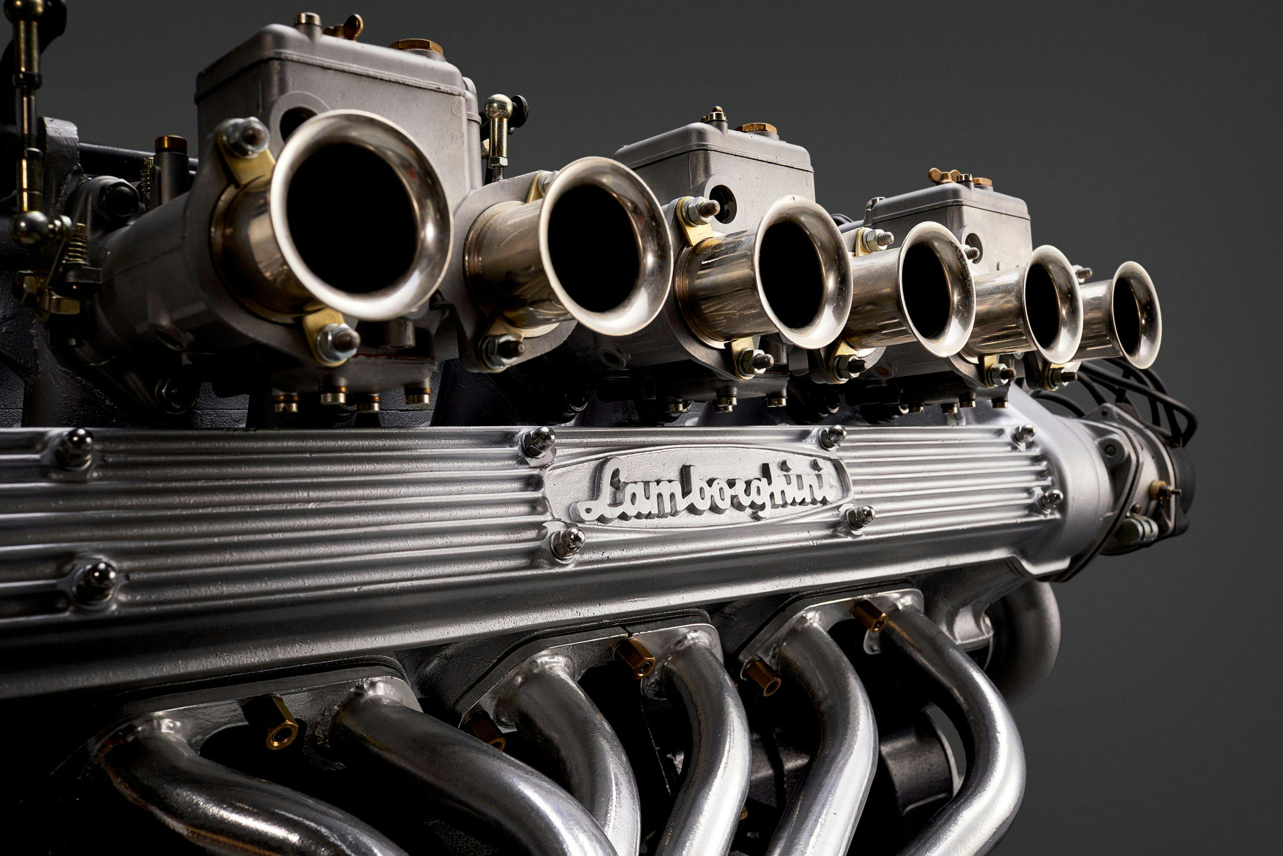 Ferruccio V12 Lamborghini Engine detail