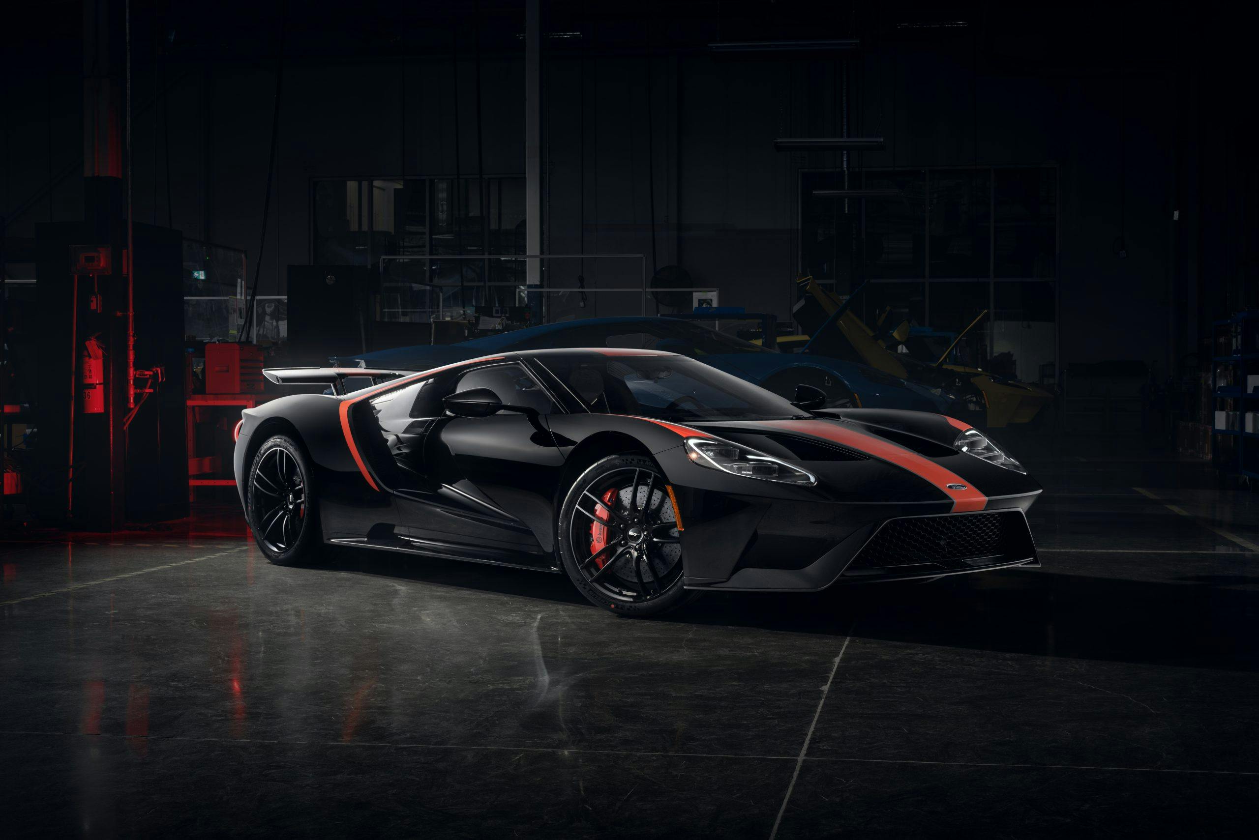 first 2021 Ford GT Studio Collection red and black