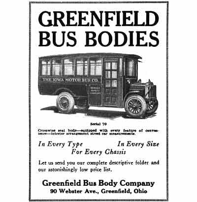 Greenfield Bus Bodies advert