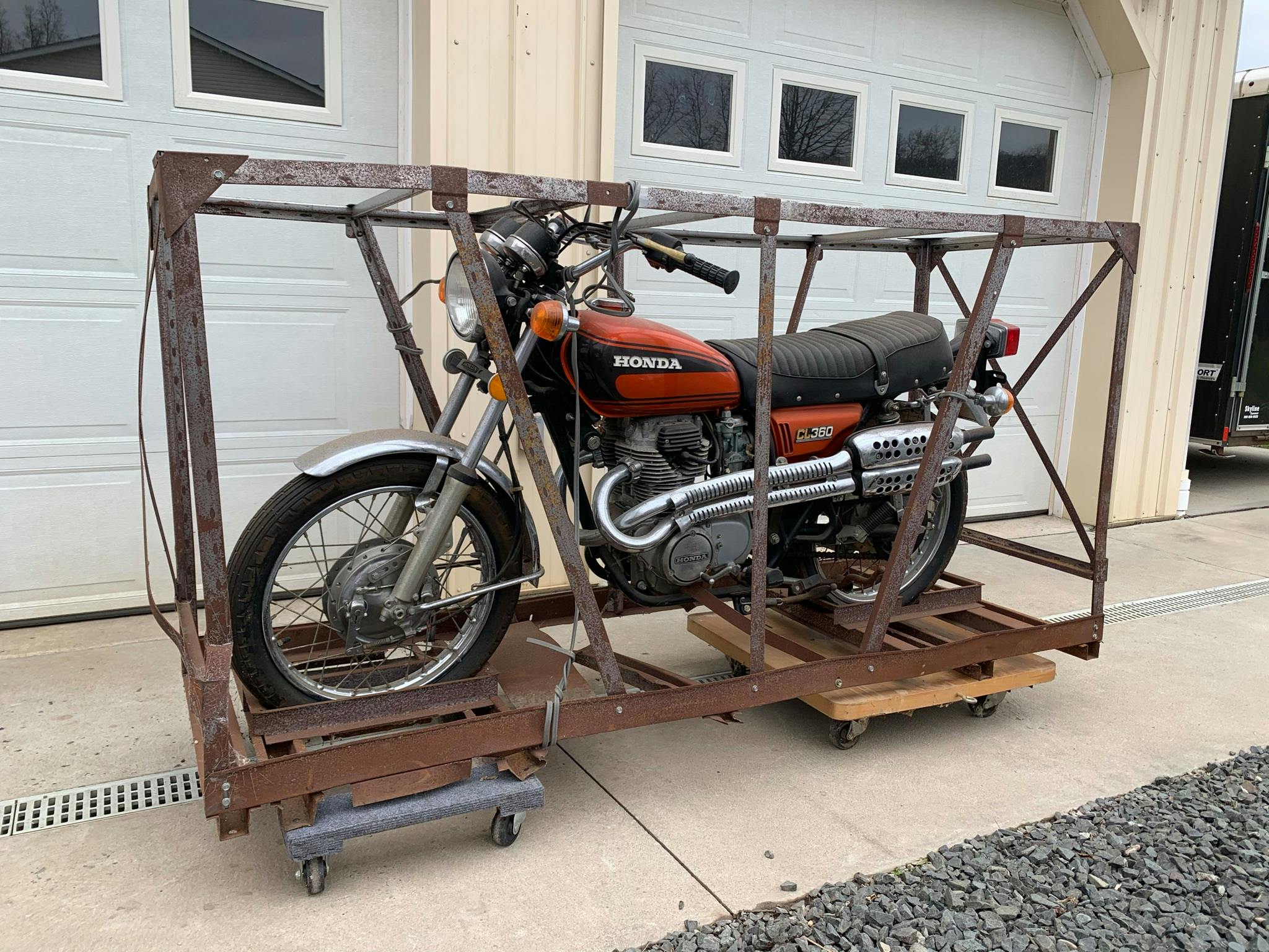 Still In Its Crate This Honda Cl360 Is A 1970s Time Capsule Hagerty Media