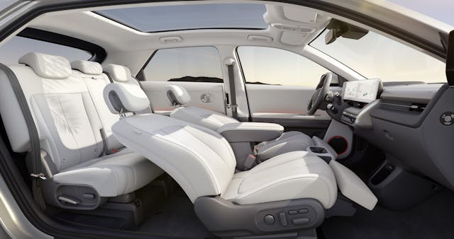 Hyundai IONIQ 5 reclining front seats