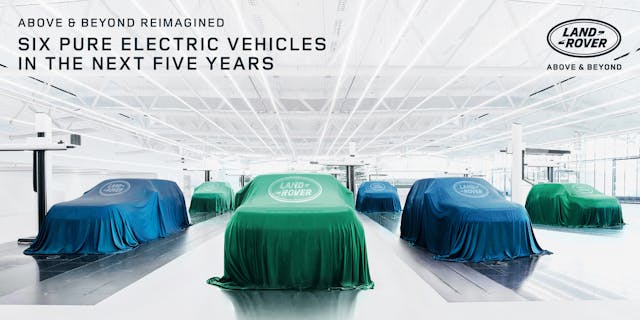 Jaguar electric vehicle future curtains