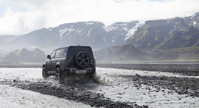 2022 Land Rover Defender rear three quarter