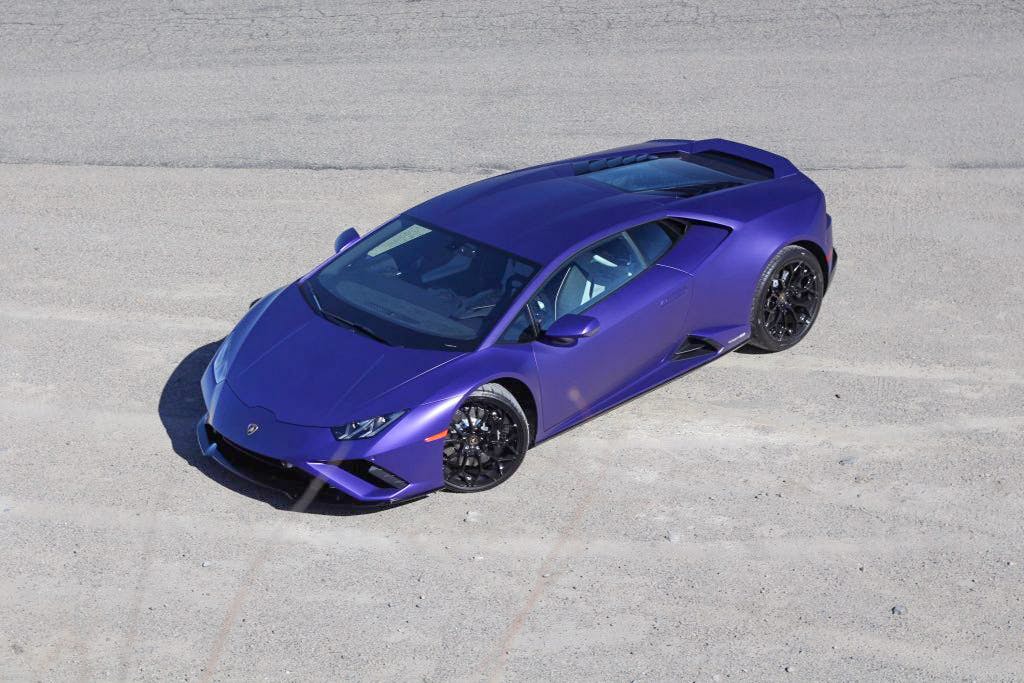 2020 Lamborghini Evo RWD overhead