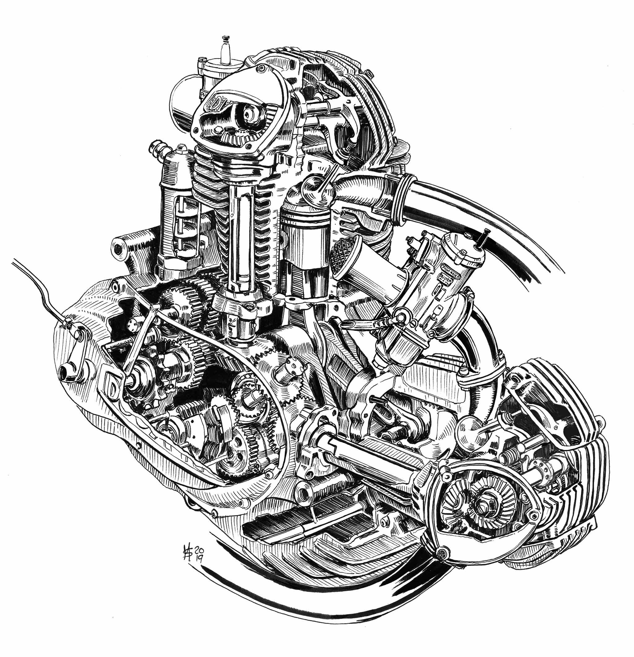 Stock Stories 750SS Engine
