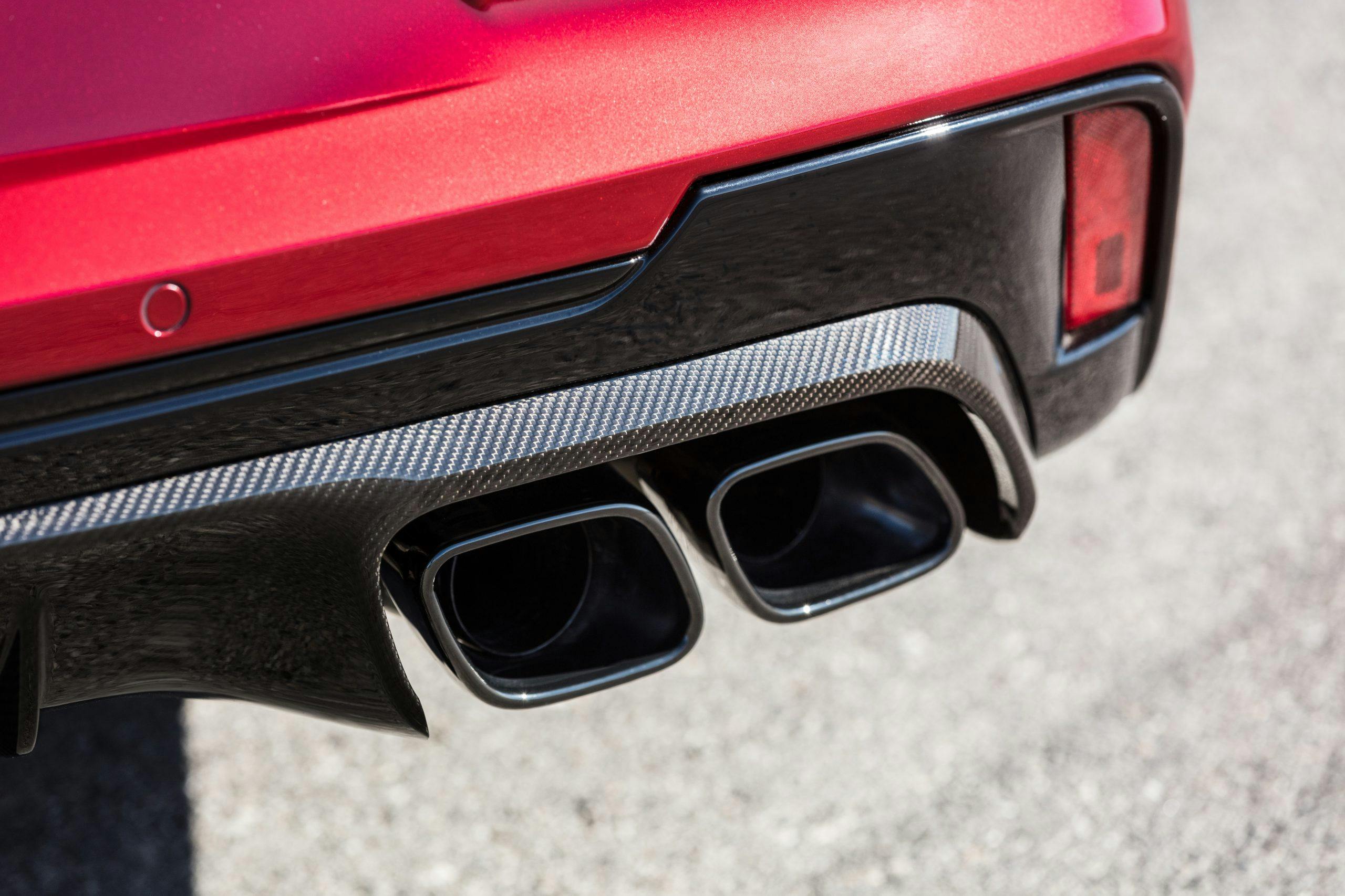 2022 Cadillac CT4-V Blackwing exhaust