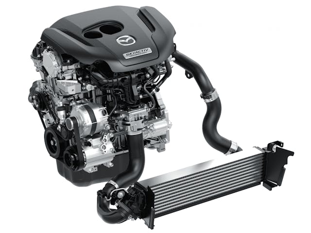 2021 Mazda 3 2.5T AWD engine