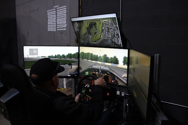 Oro Station racing simulator driving