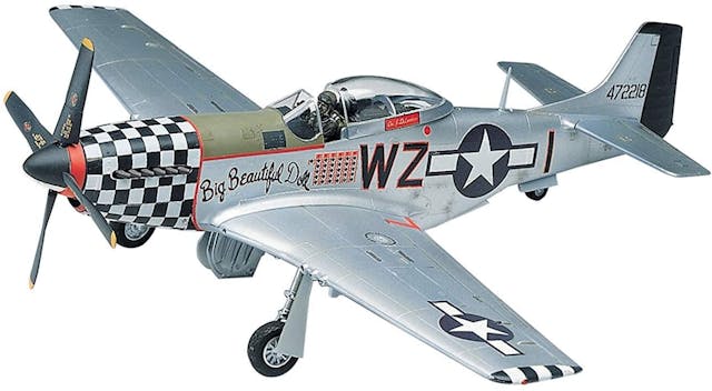 P51D Mustang american fighter plane
