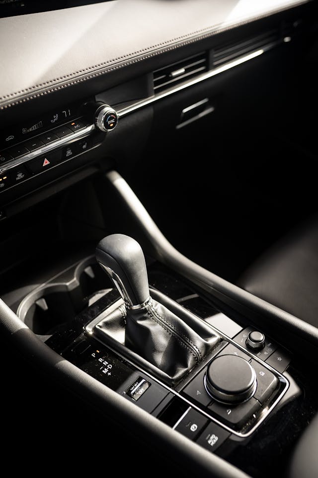 2021 Mazda 3 2.5T AWD interior center console detail
